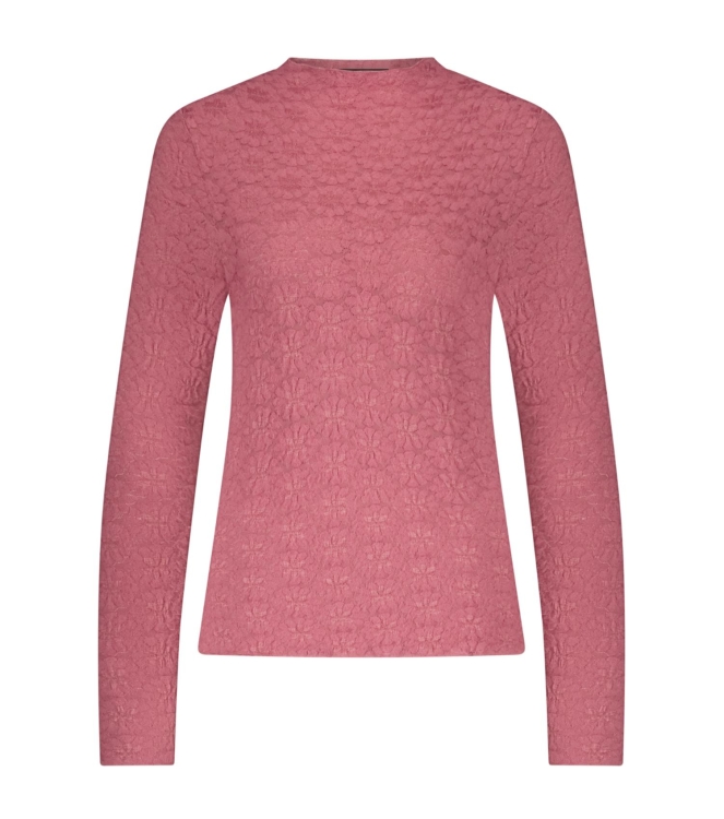 Tramontana Brushed Stretch Lace Top 4510 Rosewood