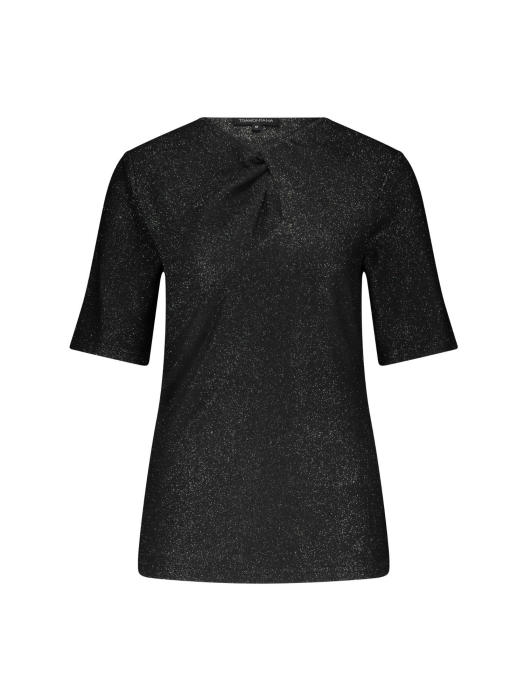 Tramontana Top Twisted Detail Sparkles 9000 Black