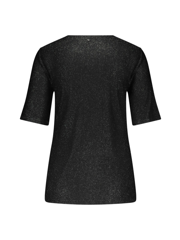 Tramontana Top Twisted Detail Sparkles 9000 Black