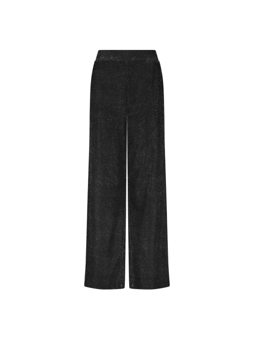 Tramontana Wide-Leg Trousers Sparkles 9000 Black