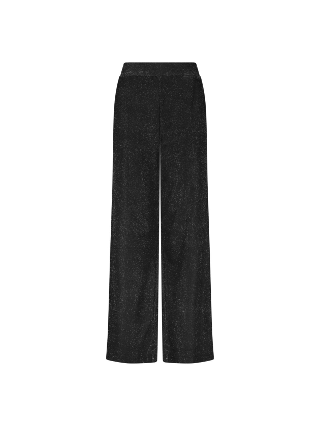 Tramontana Wide-Leg Trousers Sparkles 9000 Black