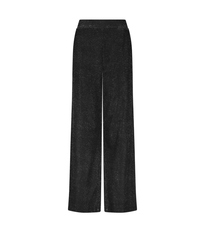 Tramontana Wide-Leg Trousers Sparkles 9000 Black