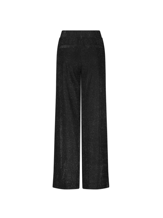 Tramontana Wide-Leg Trousers Sparkles 9000 Black