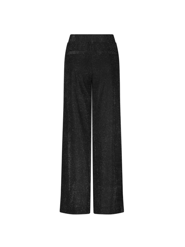 Tramontana Wide-Leg Trousers Sparkles 9000 Black