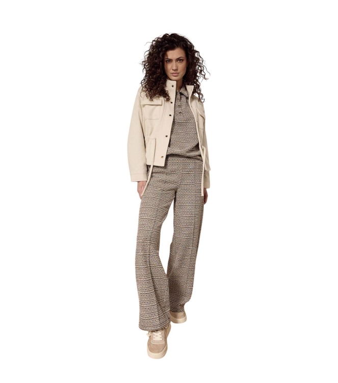 Tramontana Tweed Wide-Leg Trousers 9999 Multi colour