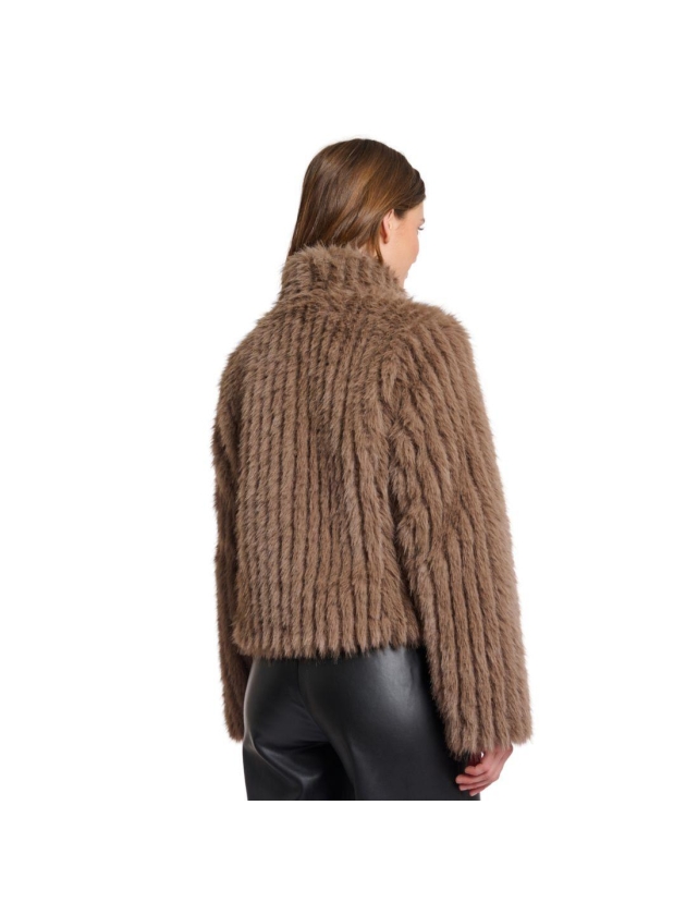 Rino en Pelle Jacket with closure 10868 toffee