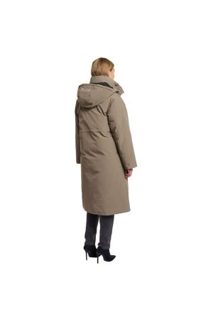 Rino en Pelle Padded coat with detachable hood 10870 pebble