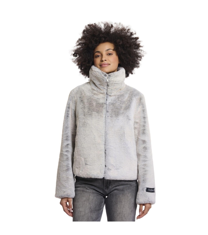 Rino en Pelle Faux fur jacket 10373 natural degrade