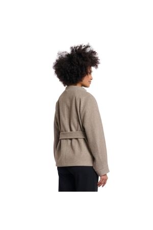 Rino en Pelle Short coat with collar 10904 toffee melange