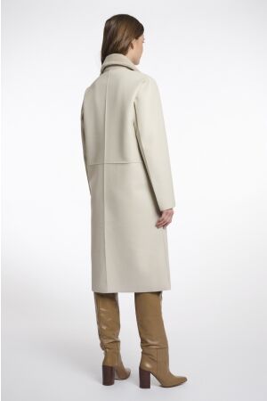 Rino en Pelle Reversible long coat 9030 birch
