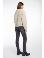 Rino en Pelle Boxy jacket 10509 stone