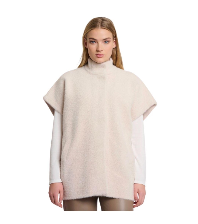 Rino en Pelle Short sleeve cape 10884 pale