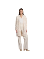 Rino en Pelle Long cardigan 10971 birch snow zebra