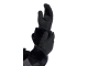 Rino en Pelle Padded gloves with faux fur 9900 black