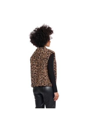 Rino en Pelle Short waistcoat 8980 leopard