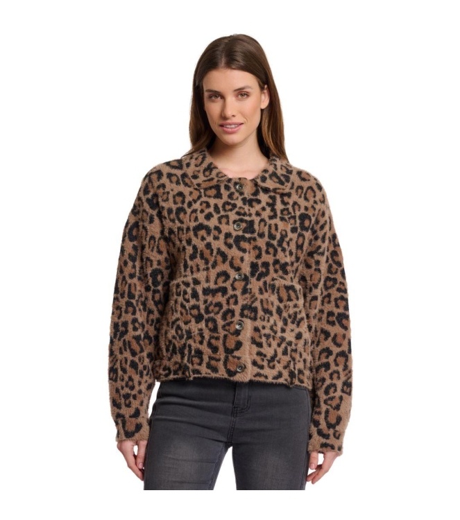 Rino en Pelle Boxy jacket 8980 leopard