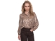 Geisha Blouse velvet look leopard 25 Gold