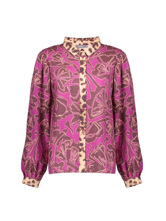 Geisha blouse 765 Mocca