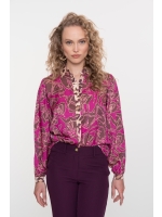Geisha blouse 765 Mocca