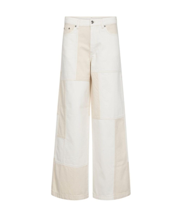 Co Couture FerryCC block wide LL jeans 199 Bone