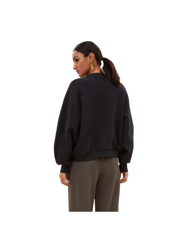 By-Bar Amsterdam Bibi patchwork sweater 825 Grey melee