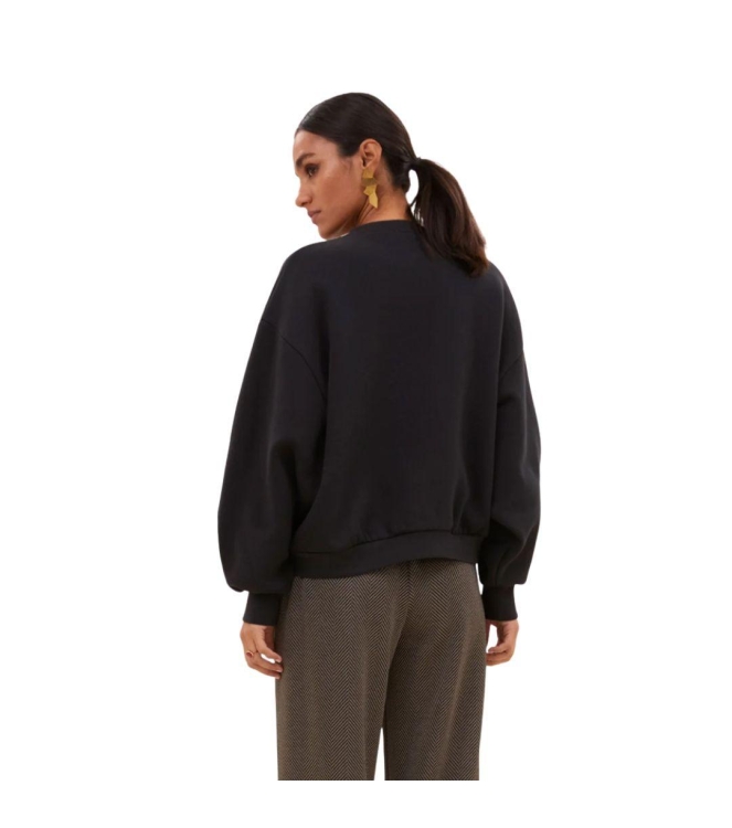 By-Bar Amsterdam Bibi patchwork sweater 825 Grey melee