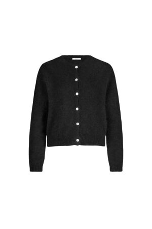 By-Bar Amsterdam Cleo natural cardigan 860 Black