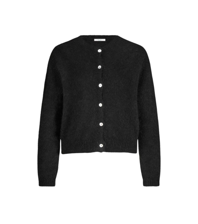 By-Bar Amsterdam Cleo natural cardigan 860 Black