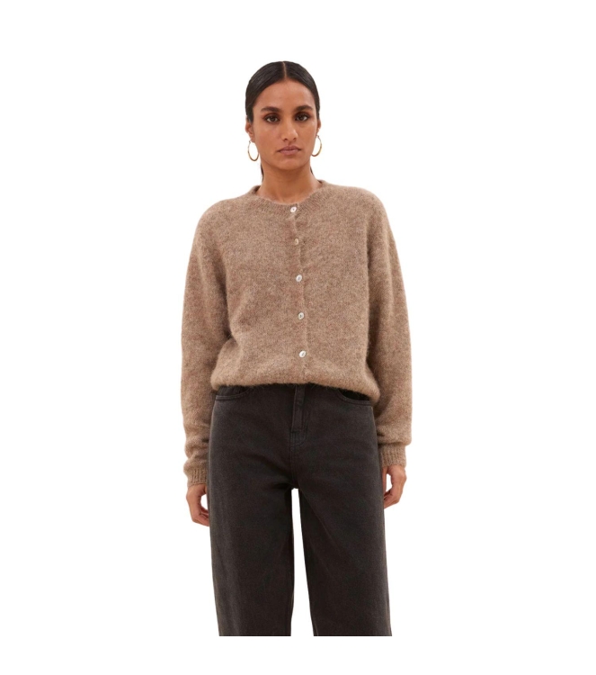 By-Bar Amsterdam Cleo natural cardigan 730 Biscuit