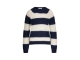 By-Bar Amsterdam Sian stripe pullover 1620 Midnight stripe