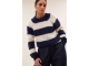 By-Bar Amsterdam Sian stripe pullover 1620 Midnight stripe