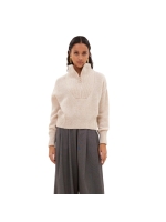 By-Bar Amsterdam Boxy beau pullover 018 Chalk