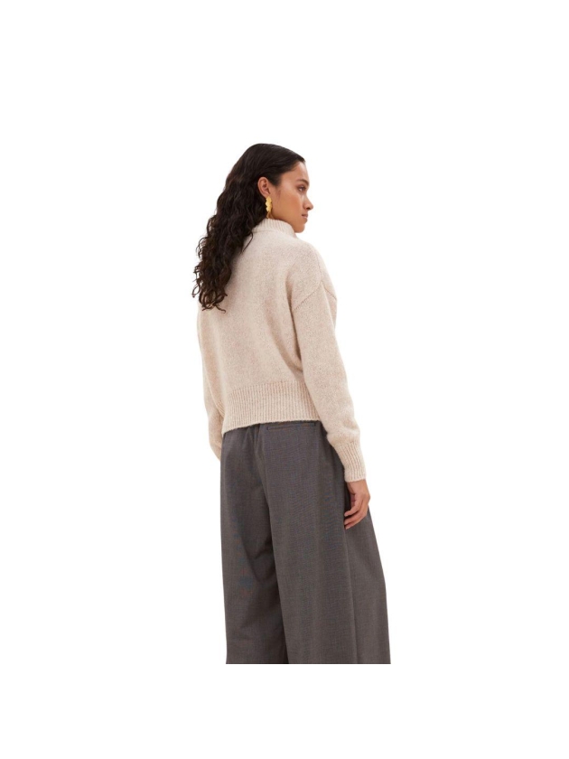 By-Bar Amsterdam Boxy beau pullover 018 Chalk
