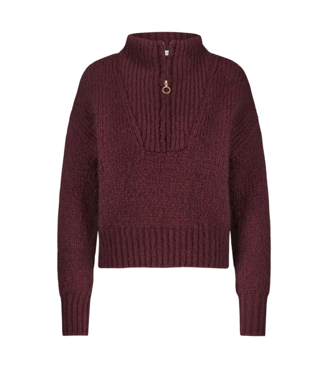By-Bar Amsterdam Boxy beau pullover 325 Wine