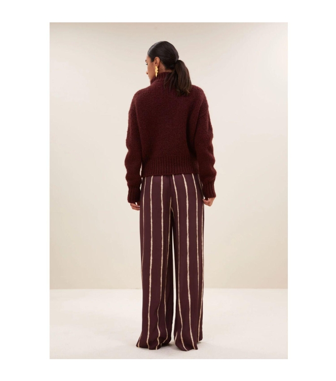 By-Bar Amsterdam Boxy beau pullover 325 Wine