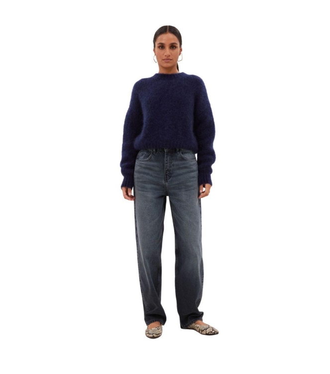 By-Bar Amsterdam Lew dark denim pants 613 Dark denim