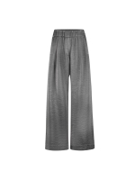 By-Bar Amsterdam Benji metallic pants 804 Metallic silver