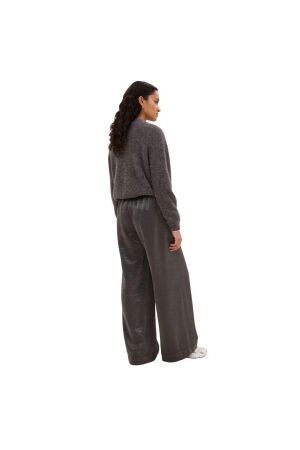 By-Bar Amsterdam Benji metallic pants 804 Metallic silver