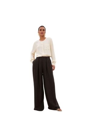 By-Bar Amsterdam Sef grey pants 805 Grey lurex