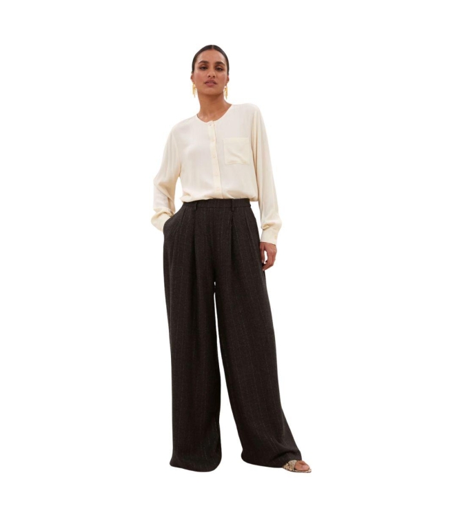By-Bar Amsterdam Sef grey pants 805 Grey lurex