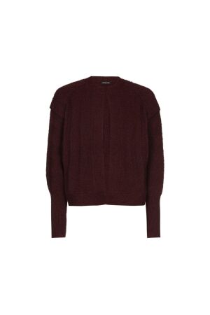 Caroline Biss Bolero geribt vleermuismouw 54 Plum