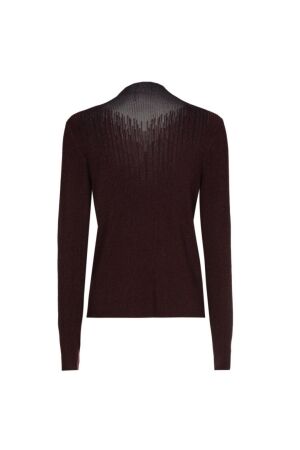 Caroline Biss Pull lurex lange mouw 54 Plum