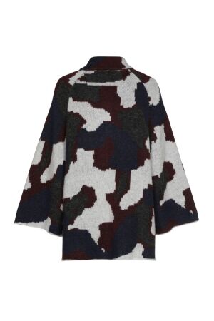 Caroline Biss Cardigan jaquard rits 29 Multicolour