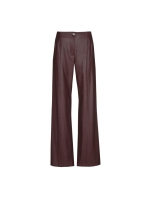 Caroline Biss Broek vegan leather 55 Wine