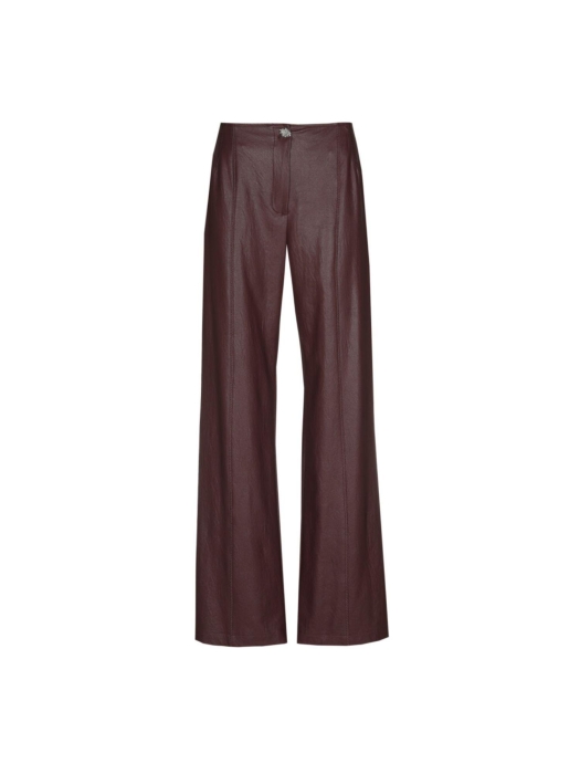 Caroline Biss Broek vegan leather 55 Wine
