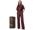 Caroline Biss Broek vegan leather 55 Wine