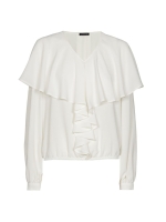 Caroline Biss Tuniek mousseline volant 93 Cream
