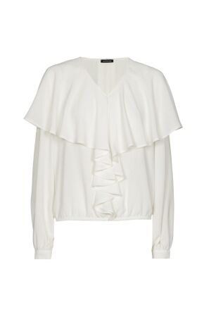 Caroline Biss Tuniek mousseline volant 93 Cream