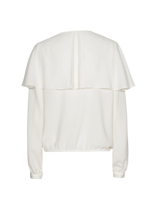 Caroline Biss Tuniek mousseline volant 93 Cream