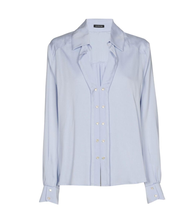 Caroline Biss Blouse viscose 27 Soft blue